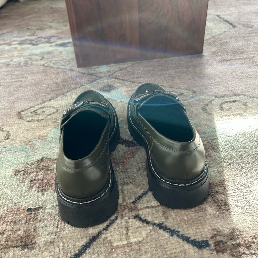 Marc Fisher Green Loafers - Picture 5 of 6